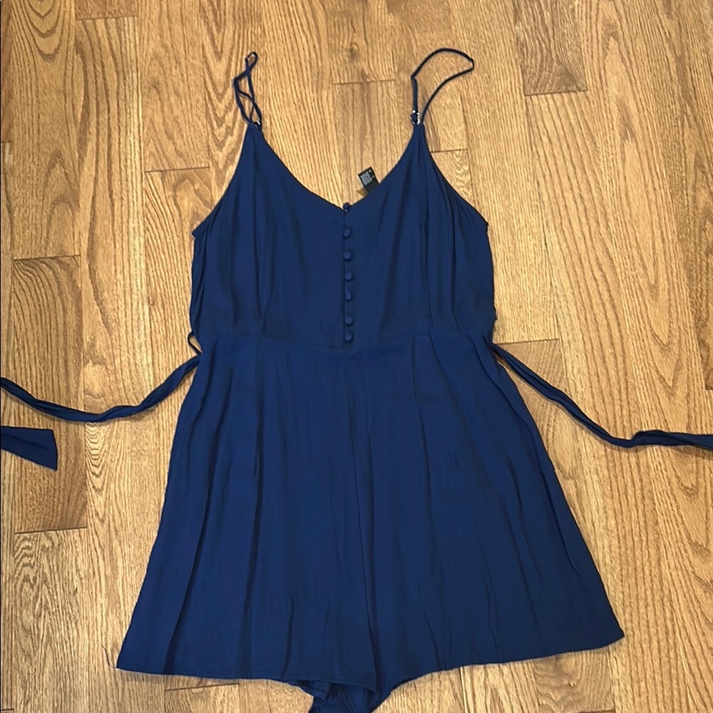Forever 21 Blue Romper